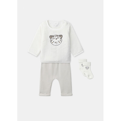 Комплект, Пуловер + штани + шкарпетки, Кремовий, Sergent Major Франція, 26OZ