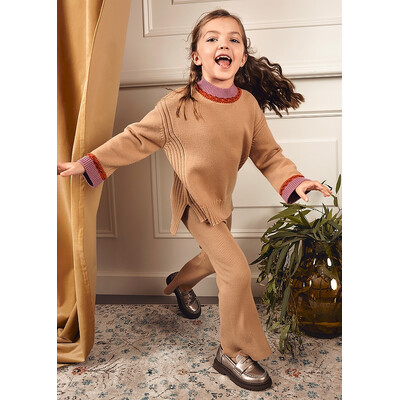 Комплект, Пуловер + штани, Бежевий, AbelLula Іспанія, 26OZ