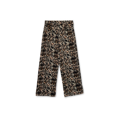 Штани, Джинси (леопардовий принт), Коричневий, PLEASE Італія, 26OZ