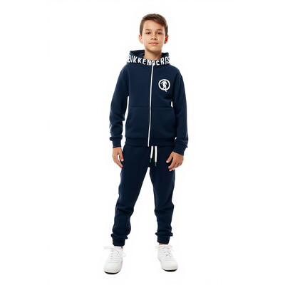 Кофта, з капюшоном, Темно-синій, Bikkembergs Італія, 26VL