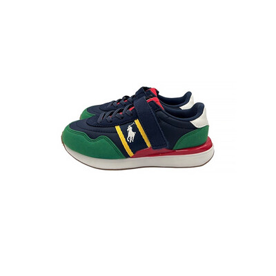 Кросівки, (червона, зелена  вставки), Темно-синій, POLO Ralph Lauren США, 25OZ