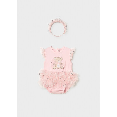 Боді, + пов'язка на голову, Рожевий, Mayoral Іспанія, 26VL