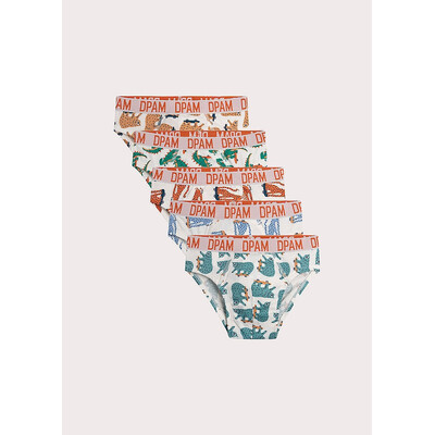 Білизна, Труси 5 шт., Бежевий, Du pareil au meme Франція, 26OZ