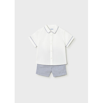 Комплект, Сорочка + шорти, Блакитний, Mayoral Іспанія, 26VL