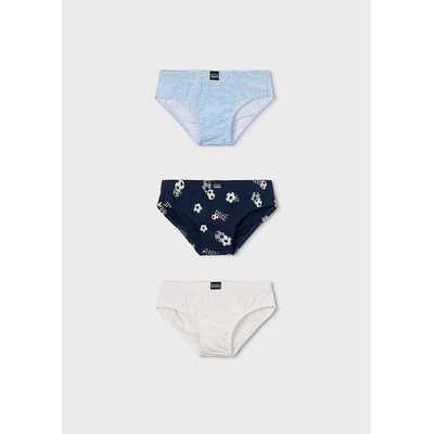Білизна, Труси 3 шт. Білий,, Темно-синій, Mayoral Іспанія, 26VL
