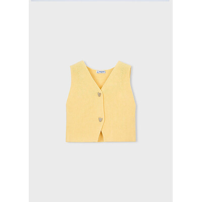Жилет, в'язаний, Жовтий, Mayoral Іспанія, 26VL