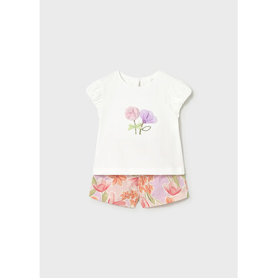 Комплект, Футболка + шорти, Бузковий, Mayoral Іспанія, 26VL