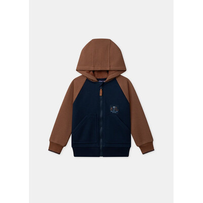 Кофта, з капюшоном, утеплена, Темно-синій, Sergent Major Франція, 26OZ
