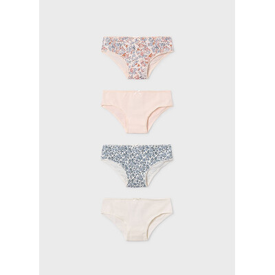 Білизна, Труси 4 шт., Кремовий, Mayoral Іспанія, 26VL