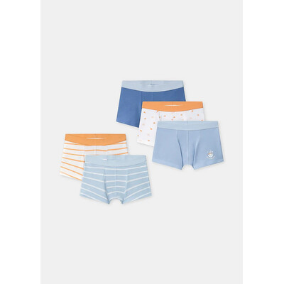 Білизна, Боксери 5 шт., Блакитний, Sergent Major Франція, 26VL