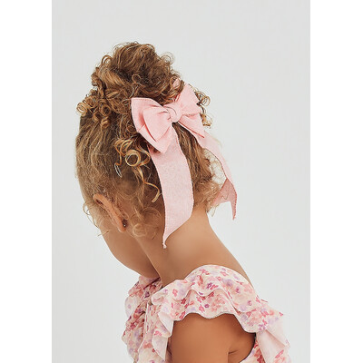 Заколка для волосся  бант, Рожевий, AbelLula Іспанія, 25VL