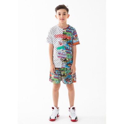 Футболка, Сірий, SPRAYGROUND США, 26VL