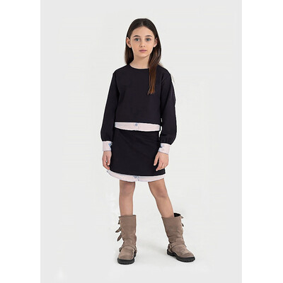 Блуза, довгий рукав, Чорний, VICOLO Італія, 25OZ