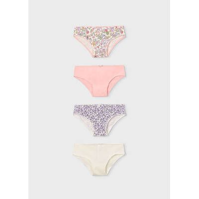 Білизна, Труси 4 шт., Рожевий, Mayoral Іспанія, 26VL