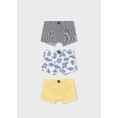 Білизна, Боксери 3 шт. Білий,, Жовтий, Mayoral Іспанія, 26VL