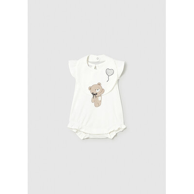 Комбінезон, Напівкомбінезон + слинявчик, Кремовий, Mayoral Іспанія, 26VL