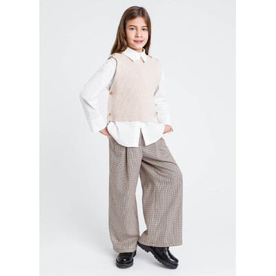 Жилет, в'язаний, Бежевий, TWINSET Італія, 26OZ