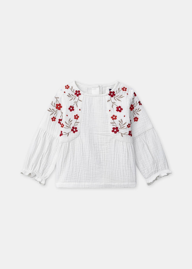 Блуза, довгий рукав, Білий, Sergent Major Франція, 26OZ