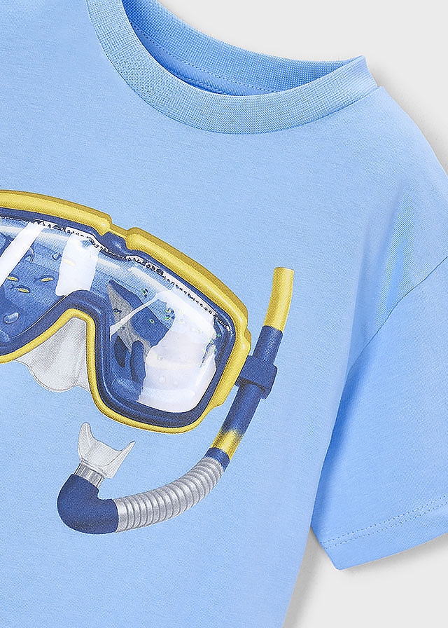 Футболка, Блакитний, Mayoral Іспанія, 26VL