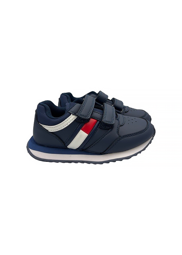 Кросівки, BASSA VELCRO, Синій, TOMMY-HILFIGER США, 25OZ