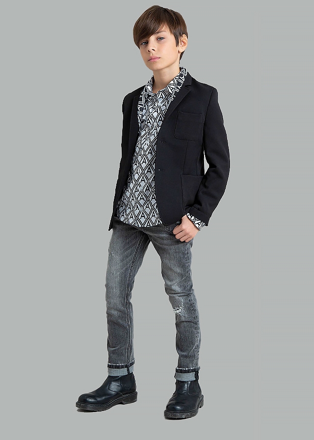 Штани, Джинси, Чорний, Daniele Alessandrini Італія, 25OZ