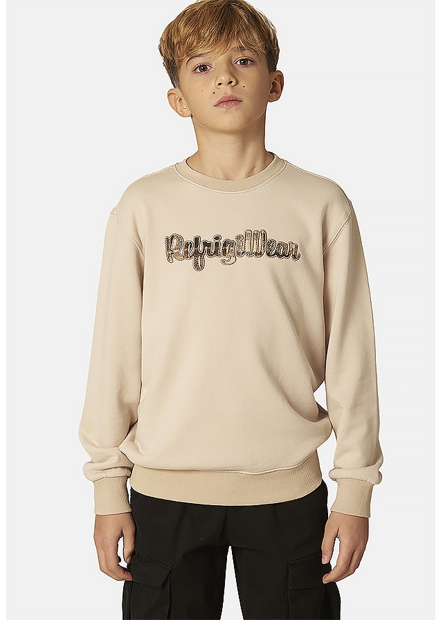 Пуловер, тринитка, Бежевий, RefrigiWear Італія, 25OZ