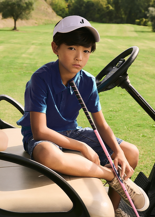 Футболка, Поло, Темно-синій, JECKERSON Італія, 25VL