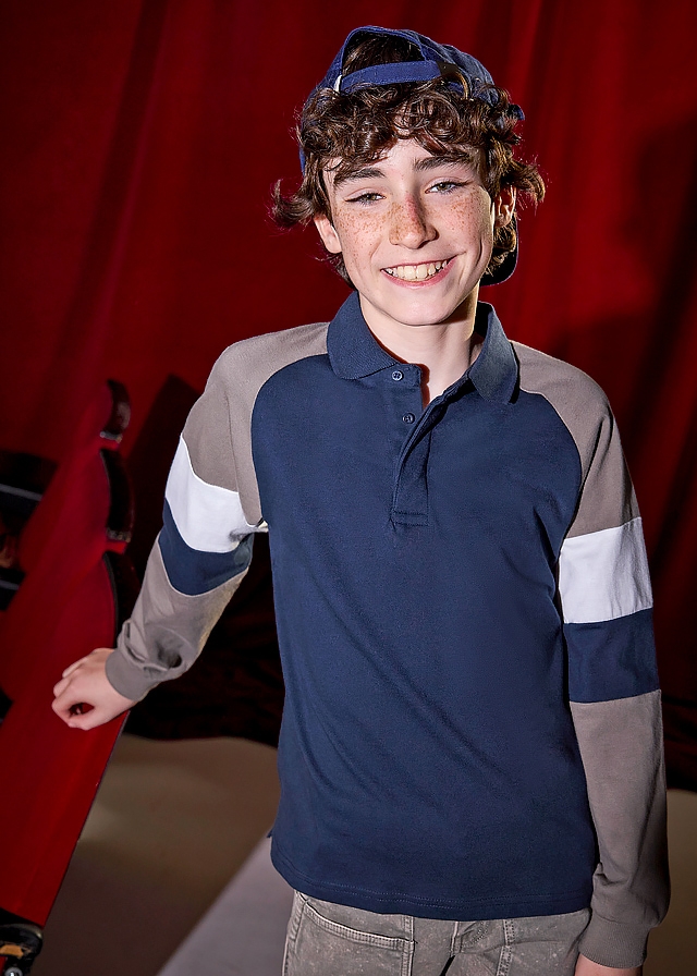 Джемпер, Поло, Темно-синій, Mayoral Іспанія, 26OZ