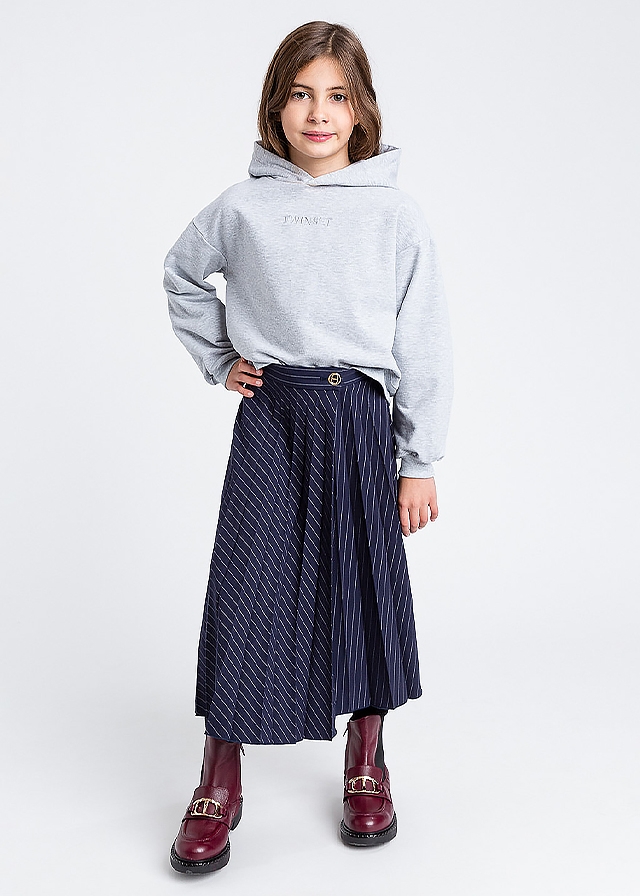 Спідниця, Темно- синій, TWINSET Італія, 26OZ