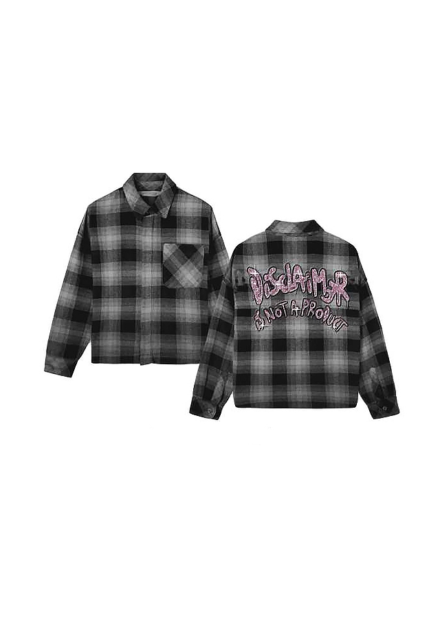 Сорочка, довгий рукав, Темно-сірий, DISCLAIMER Італія, 26OZ