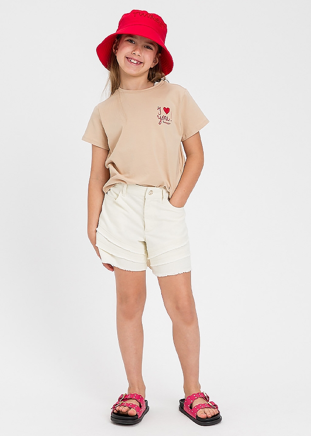 Футболка, Бежевий, TWINSET Італія, 26VL