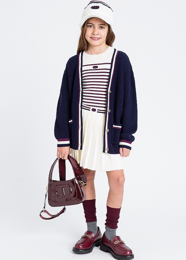 Кофта, Темно-синій, TWINSET Італія, 26OZ