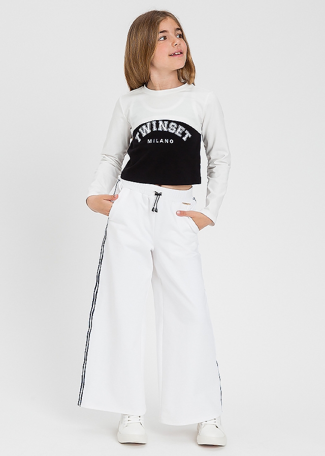 Футболка, Майка + топ з довгим рукавом, Чорний, TWINSET Італія, 26VL Футболка, Майка + топ з довгим рукавом, Чорний, TWINSET Італія, 26VL