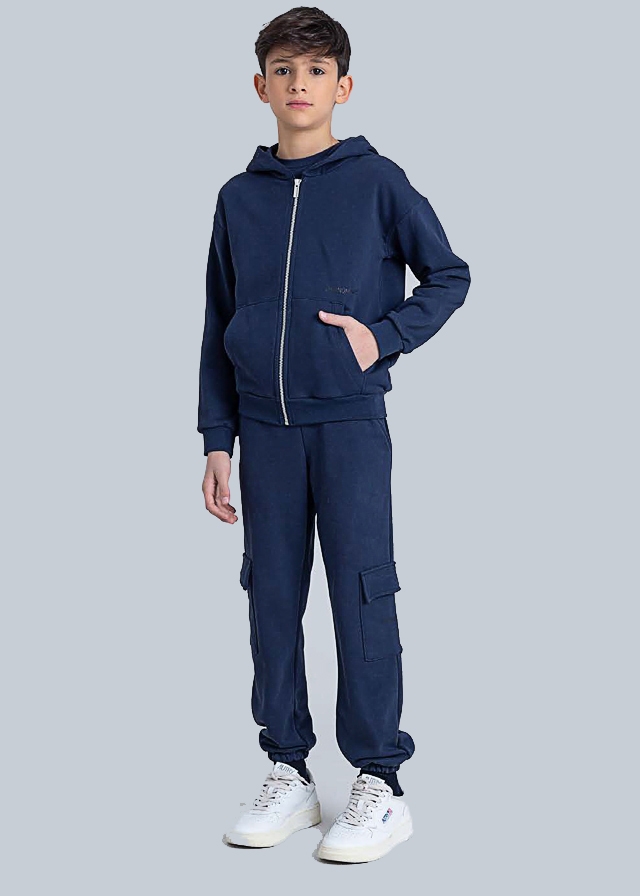 Штани, тринитка, Темно-синій, HINNOMINATE Італія, 25OZ