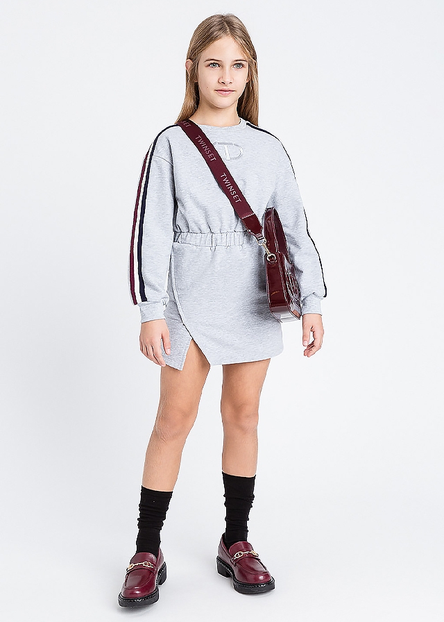 Сукня, утеплена, Сірий, TWINSET Італія, 26OZ