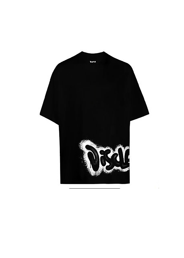 Футболка, Чорний, DISCLAIMER Італія, 26OZ