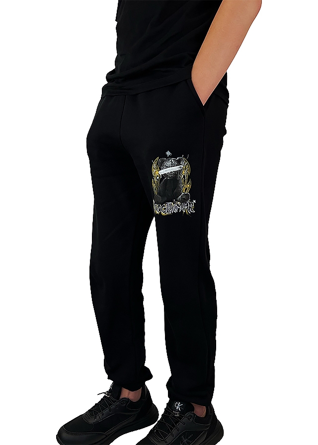 Штани, утеплені, Чорний, DISCLAIMER Італія, 26OZ