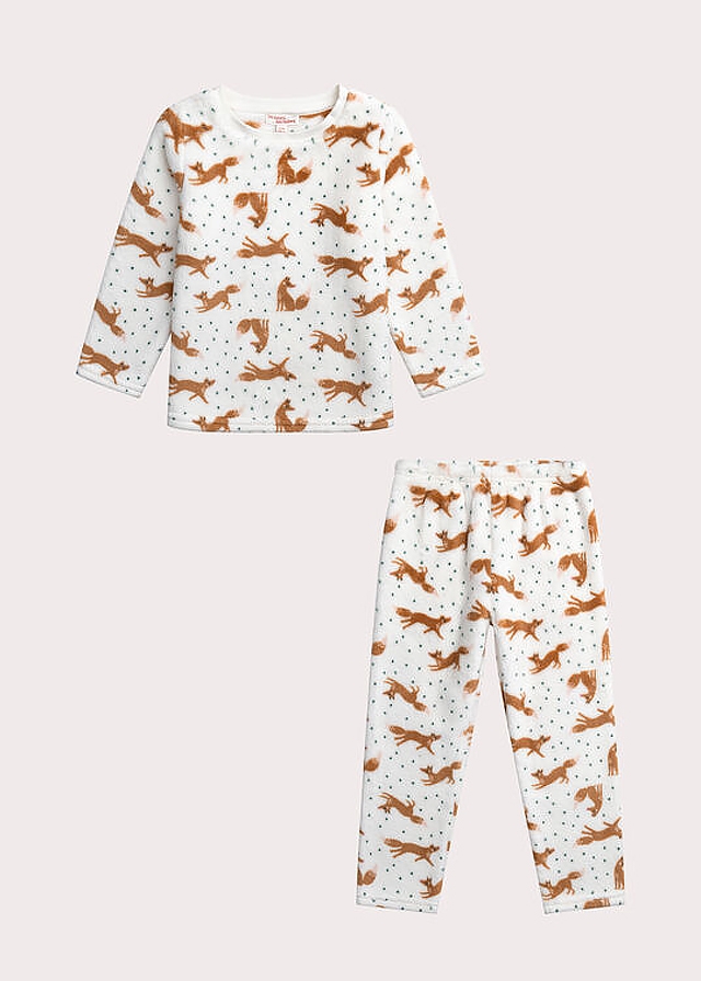 Піжама, тепла. Пуловер + штани, Кремовий, Du pareil au meme Франція, 26OZ