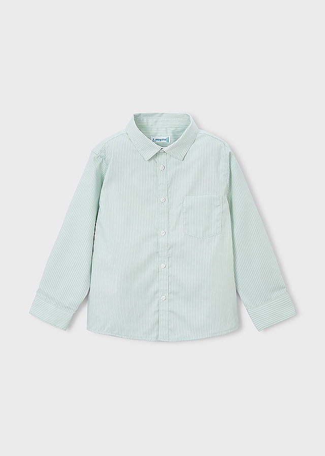 Сорочка, довгий рукав Світлий, Зелений, Mayoral Іспанія, 26OZ