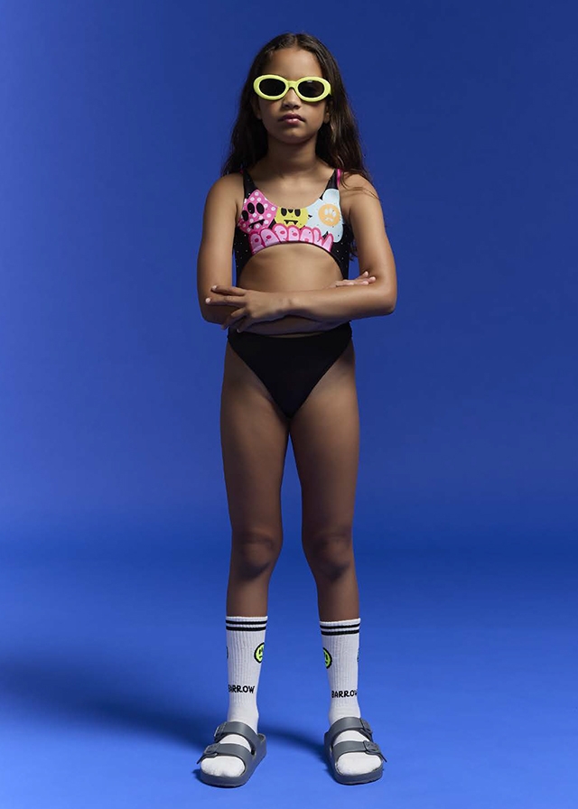 Купальник, Суцільний, Чорний, BARROW Kids Італія, 26VL Купальник, Суцільний, Чорний, BARROW Kids Італія, 26VL