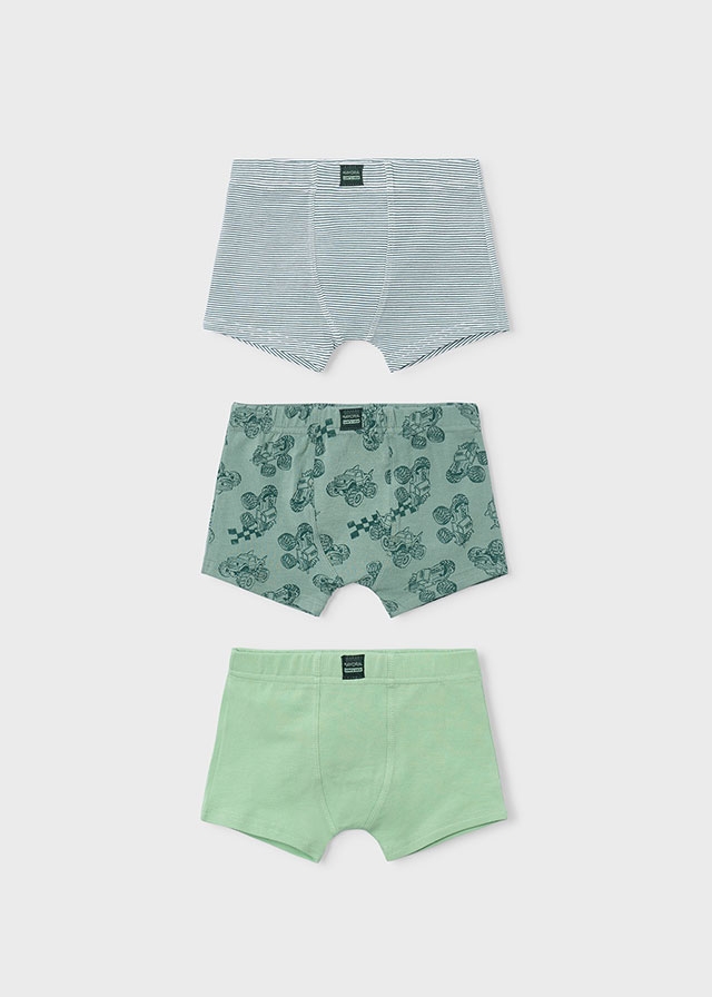 Білизна, Боксери 3 шт., Зелений, Mayoral Іспанія, 26VL