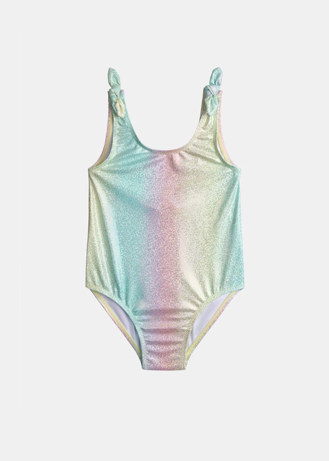 Купальник, суцільний в блискітках, Рожевий, Du pareil au meme Франція, 26VL