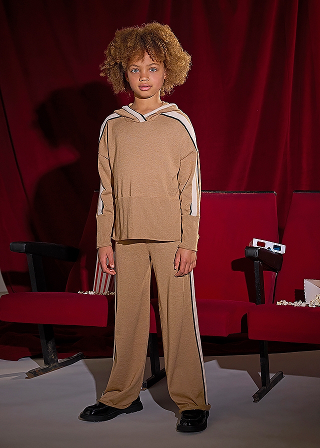 Комплект, Пуловер + штани, Коричневий, Mayoral Іспанія, 26OZ