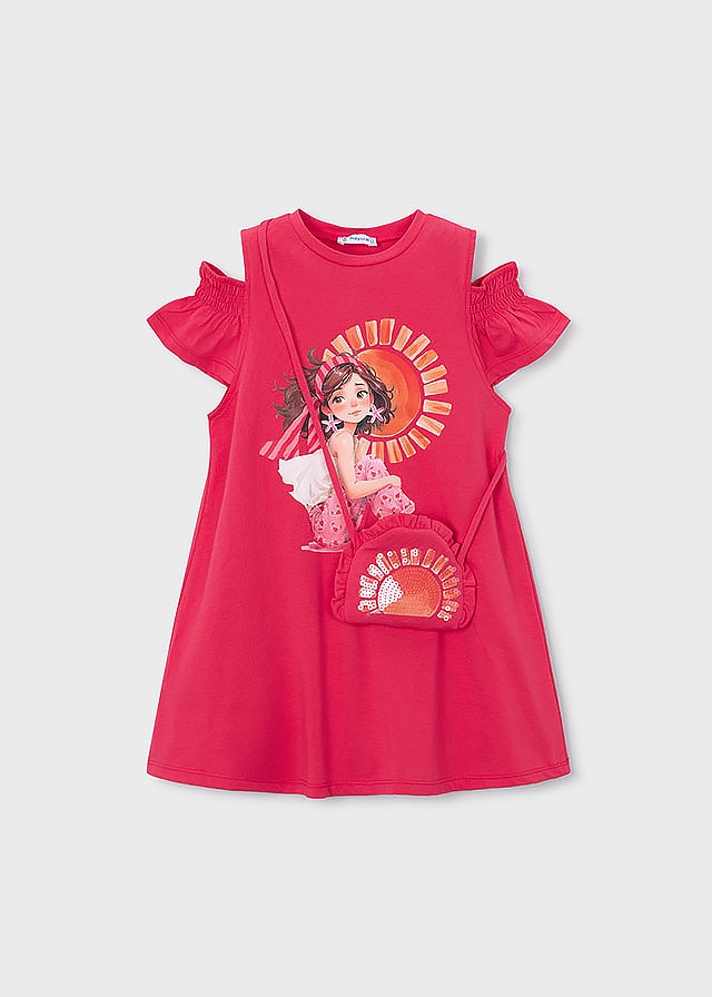 Сукня, + сумочка, Кораловий, Mayoral Іспанія, 26VL