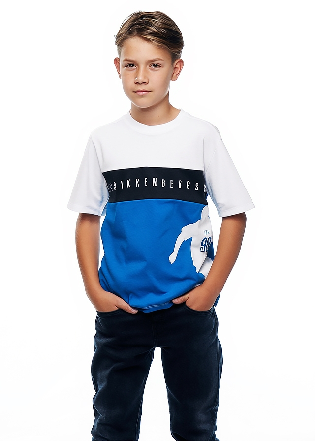 Футболка, Білий, Bikkembergs Італія, 26VL