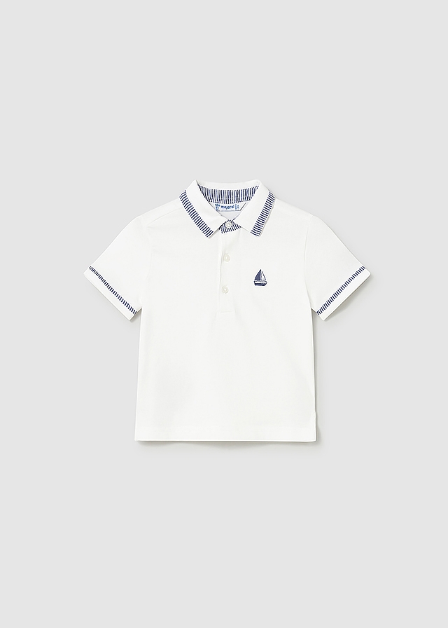 Футболка, POLO, Білий, Mayoral Іспанія, 26VL