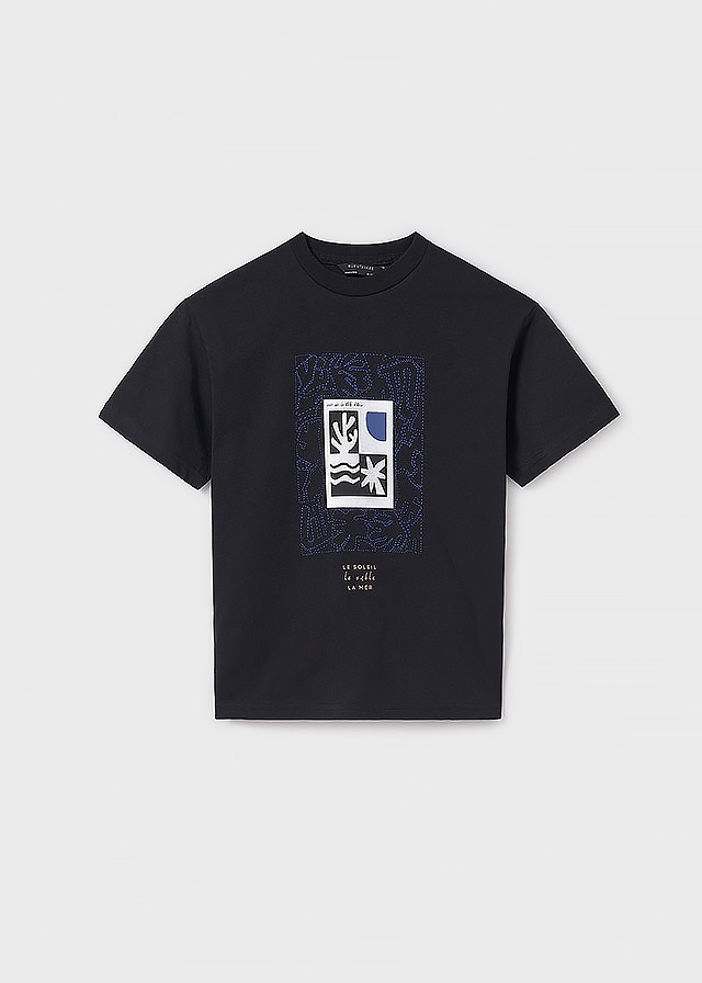 Футболка, Чорний, Mayoral Іспанія, 25VL