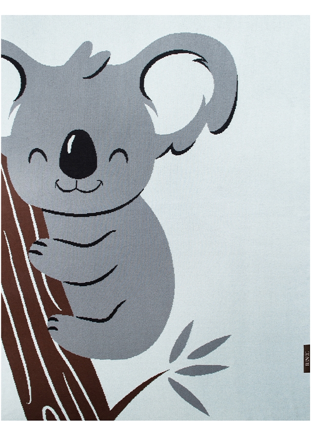 ПЛЕД, в'язаний Коала 130см. х 180см., Синій, RENEL’ Україна