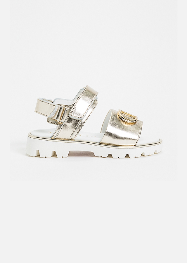 Сандалі, Золотий, TWINSET Італія, 24VL