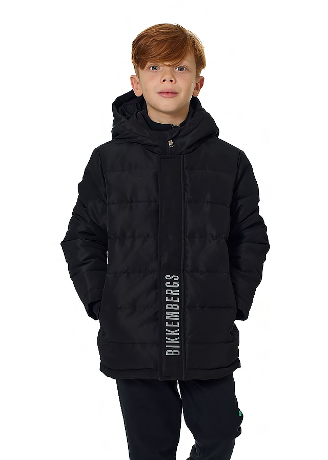 Куртка, з капюшоном, Чорний, Bikkembergs Італія, 26OZ